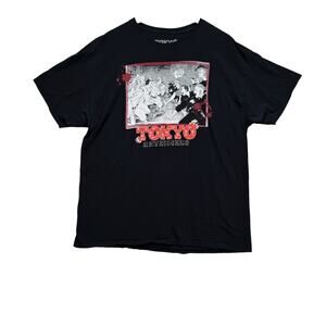 Tokyo Revengers Character Group Shot Anime Japan Fight Manga Men's T-Shirt XL